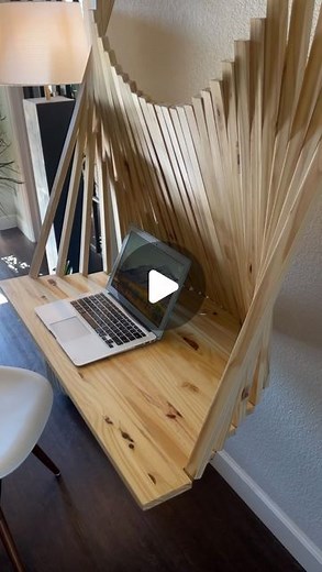 Lucas Shaw on Instagram: "FLOW WALL DUPE IS DONE! 🙌🏼 Trying replicate the stunning design of Robert Vanembricq’s Flow Wall Desk was a challenge to say the least. For all of you who were with us during this epic journey, you guys know that this was a labor of LOVE 😂😅 This is our most wanted dupe to date and if it weren’t for the best Insta cheerleaders and ALL the encouragement I don’t know that Lucas would have even attempted this.. but HE DID IT! 👊🏻 He had over 20 hours of video footage a