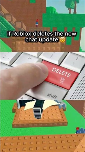 If Roblox Deletes The Chat Update 😱 #roblox #robloxrant #shorts