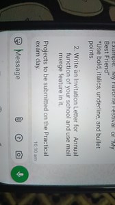 Write an Invitation Letter for Annual function of your school a... | Filo