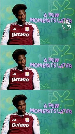 Amadou Onana v Premier League badges 🤣