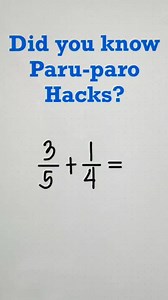 Did you know this Paru-paro hacks? 😲 #mathematics #mathtricks #MathTricksTutorial #maths #mathtrick #mathtutorial #basicmath #basicmathreview #viral #trending #educational #mathshortcut #mathhacks #tutorial #lovemath #mathematicstutorial #mathreview #reels #reelsvideo #reelsviral #reelsfb #fyp #FORYOU | Math Tricks Tutorial