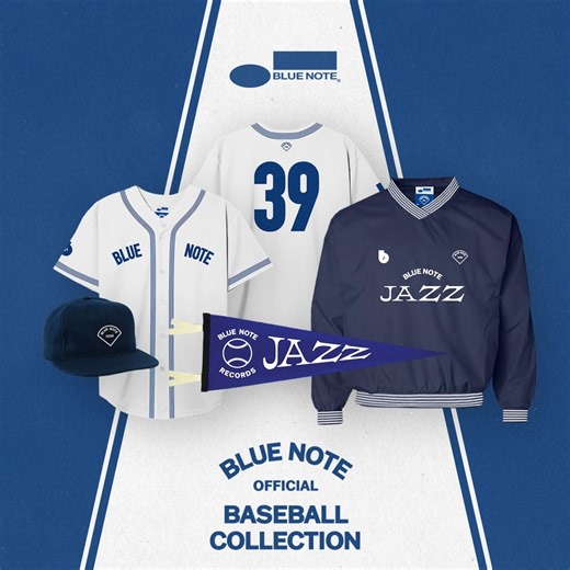 3K views · 41 reactions | In celebration of Opening Day we've launched our Blue Note Baseball Merch Collection! America’s original art form pays tribute to the great American pastime with jazz interpretations of a vintage jersey, bench jacket, wool hat & pennant. Available now exclusively on the Blue Note Store: https://store.bluenote.com/collections/baseball-collection | Blue Note Records | Facebook