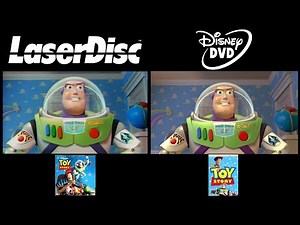 Toy Story Laserdisc VS DVD Comparision: Buzz Lightyear