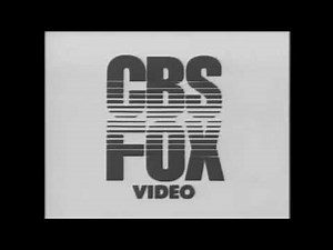 CBS Fox Video logo (1982-1983) (B&W)