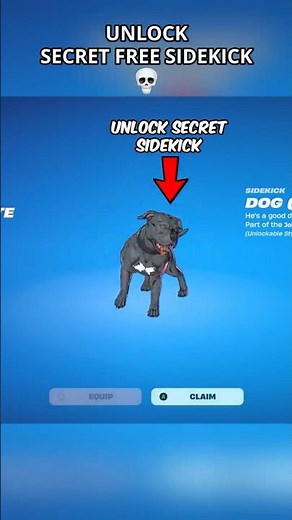 Unlock FREE Cat sidekick + Secret Mythic Item Exotic 💀 #fortnite #relishh