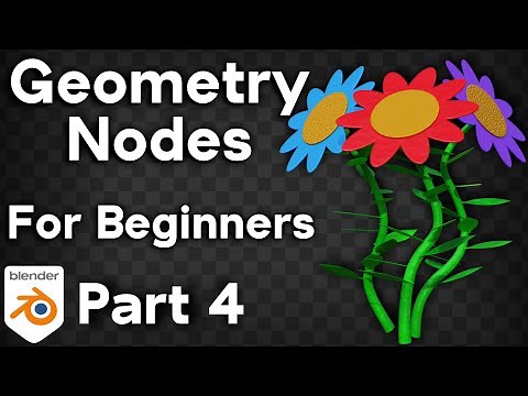 Geometry Nodes for Complete Beginners - Part 4 (Blender Tutorial)