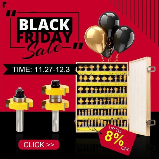 8% off all products Dec 27–30. Discount Auto-applied at checkout.#RouterBitMall