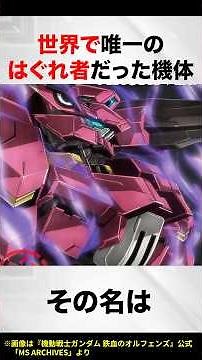 The world's only outcast mobile suit【Gundam Iron-Blooded Orphans Explanation】