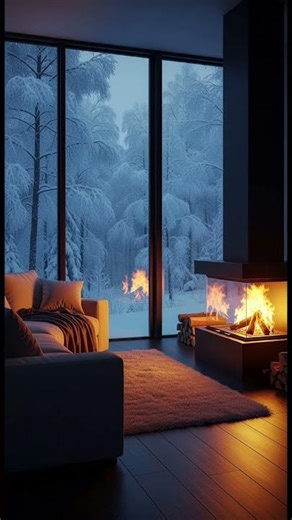 Fireplace relaxation🎄🌲