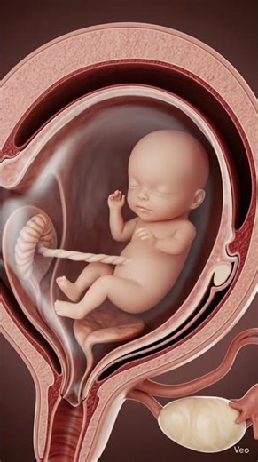 “3D Medical Animation of a {{5 months }}-Week Fetus in the Womb”