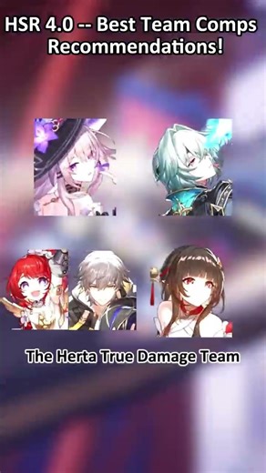 HSR 4.0 -- Best Team Comps Recommendations!#hsrfty #hsr #honkaistarrail #honkai #starrail