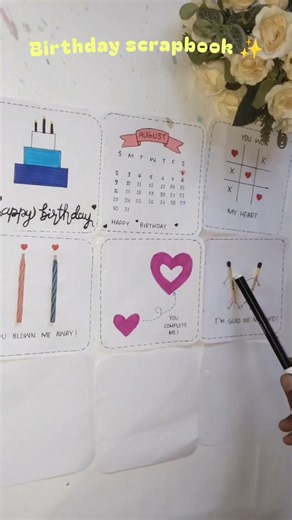 DIY Aesthetic Birthday Scrapbook ✨ | Handmade Gift Idea for Bestie | Easy Scrapbook Tutorial