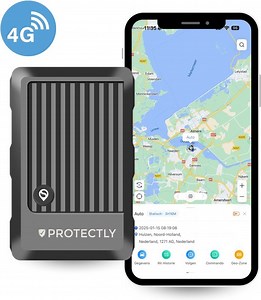 Protectly GPS Tracker - Zonder abonnement - Auto Fiets Kind - Waterdicht - 10 jaar SIM | bol