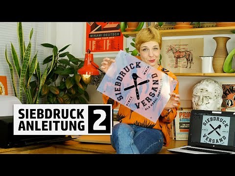 Siebdruck Anleitung Teil 2 - Grafik vorbereiten / Film drucken | Siebdruck selber machen