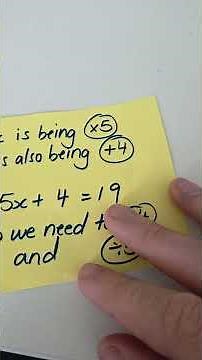 Solving Basic Equations