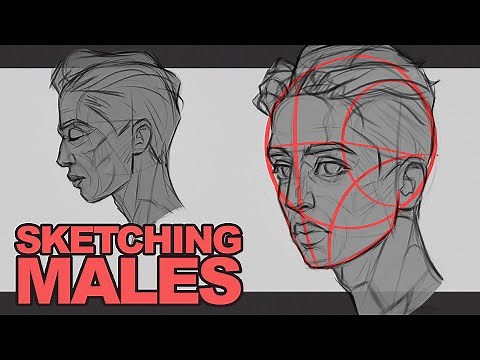 How I Sketch Portraits (Multiple Angles)