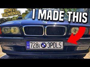 Custom Acrylic License Plate