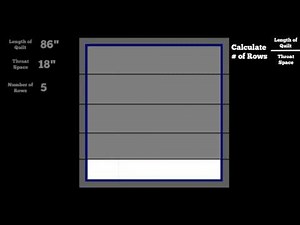 Plan a quilt with equal rows