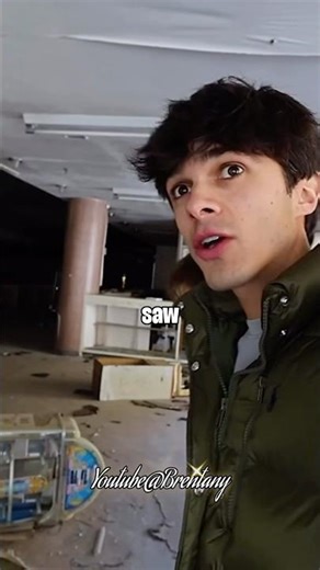 Brent Rivera in an abandoned bowling alley #brentrivera #lexirivera