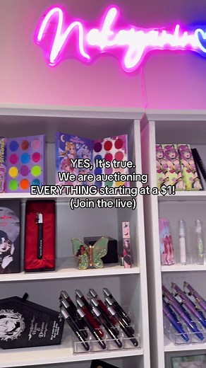 Auctioning Makeup Collection Starting at $1 — Join Live Now