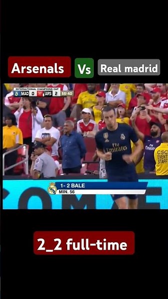 Arsenal vs real madrid