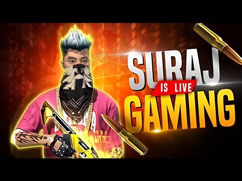 🌿FREE FIRE LIVE🌿DAY 50🥵BR-RANK NEW SEASON-46 ROAD TO GRANDMASTER😎IN V BADGE LOBBY🎯ON LIVE 9XM SAROJ