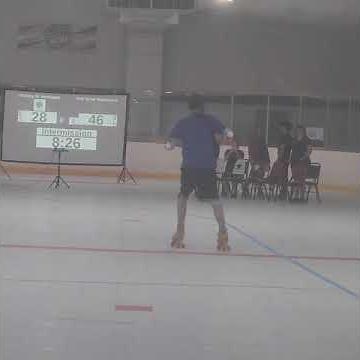 Horsepowers VS Rollerderby - Rollerboi Bartzy #rollerskate #rollerderby #noiserock #livemusic