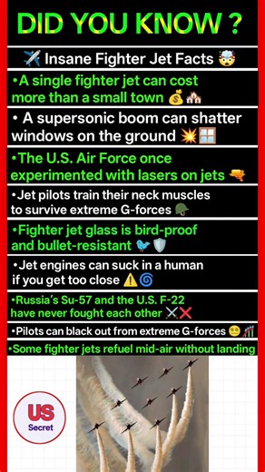 Insane Fighter Jet Facts You Won’t Learn in School