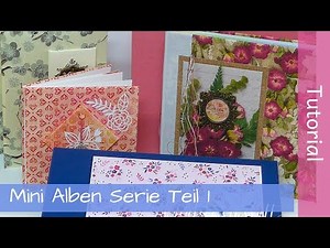 Mini Album Tutorial Series Part 1 - One Page Album - Stampin' Up! - YouTube