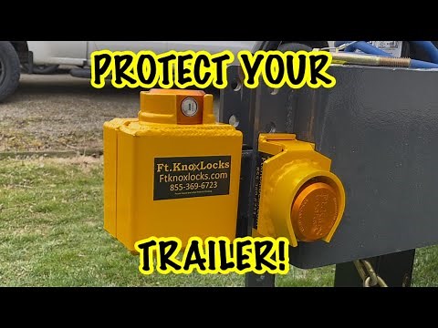 Ft. Knox Locks, Demco & C-Channel locks. Protecting my dump trailer!