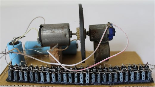 Experiments Self Running Generator Using Capacitor