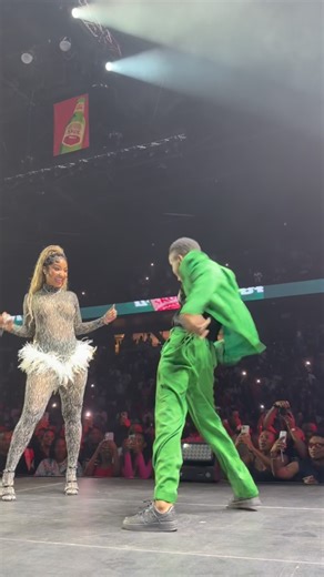 Sherrie Silver Foundation on Instagram: "Thank you @shenseea for giving us, @sherriesilverfoundation a chance to shine with you on stage 🇯🇲🇷🇼 we love you and appreciate spending these days with you ❤️ #shenseea #sherriesilverfoundation"