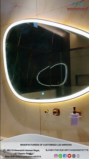 Premium LED Mirror by Infinity Glass | Brighten Up Your Space ✨