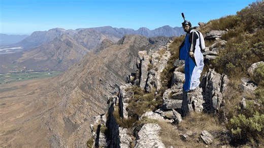 Chasing My Shadow Over South Africa’s Western Cape