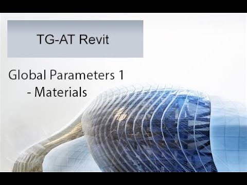 Revit Global Parameters 1 - Materials