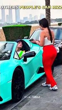 OTHERS PEOPLE'S CAR RIZZ VS LAST ONE 💀 #edit #trollface #trending #troll