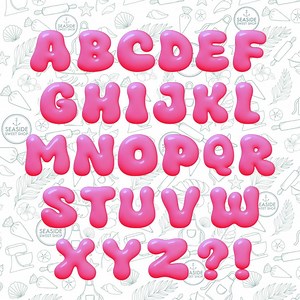 Bubble Letter Alphabet Cookie Cutters - Etsy