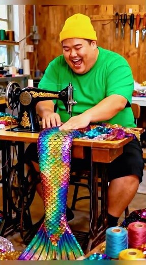 From Chubby to MUSCLE Merman! Insane Transformation!#kpopdemonhunter #kpop #funny