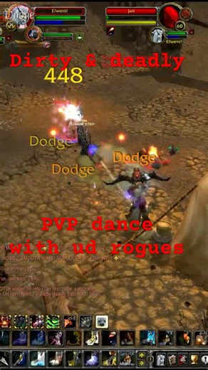 World PVP deadly dance with rogues #worldofwarcraft #hunter #pvp