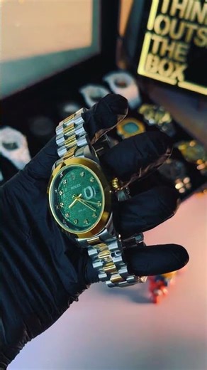 Rolex Datejust Two-Tone ⌚ | Green Computer Dial 💚 | Diamond Markers 💎