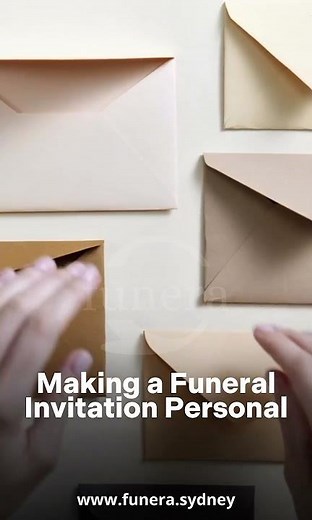 Making a Funeral Invitation Personal