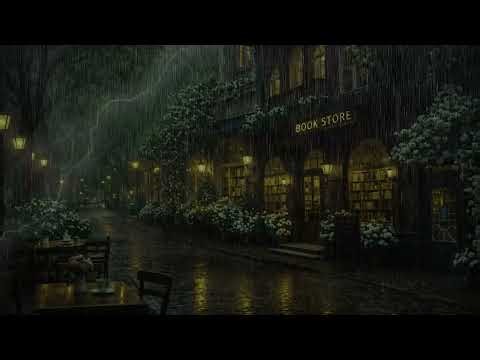 Dark Gothic Storm Night 🕯️🌑 Rain & Thunder for Stress Relief, Sleep & Relaxation (ASMR)