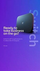 Ready to take business on the go? Join and get access to 5 million Wi-Fi hotspots across the country. Switch to BT Business today, with £0 upfront. T&Cs apply. New customers only. Offer ends 30 March. | BT Business