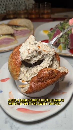 Adrian Verde | 📍 @risesouffle: Rise is a French inspired soufflé bistro offering savory and sweet options! They make everything from scratch starting... | Instagram