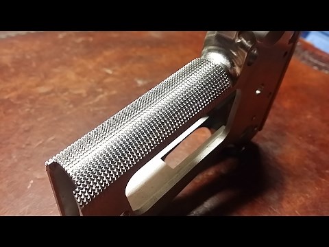 1911 Build 6 RMR - Part 2 - Hand Checkering