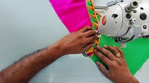 40K views · 4.1K reactions | Lets learn how to stitch a very simple back neck design of a blouse. You all can try stitching the back blouse design by watching this video simultaneously. This is a very easy and simple design of a back blouse. Absolute beginners can try stitching this blouse. Hope you all liked this video of how to stitch a back blouse design. Do follow Blouse Designing for more such awesome videos on back blouse design. | Blouse Designing | Facebook