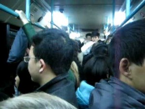 Video of us on a very crowded bus