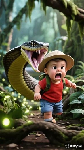 Jungle Chase: Baby Explorer vs. Giant Snake