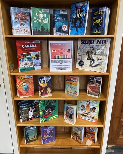 November 5th- I Read Canadian Day!🇨🇦❤️🤍📕 Make sure to stop by our Book Displays on the 3rd and 4th Floors, where you can uncover fantastic books by remarkable Canadian writers! | West Perth Public Library