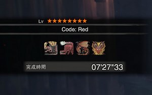 [MHW] Code:Red防卫刀TA规则7'27''33